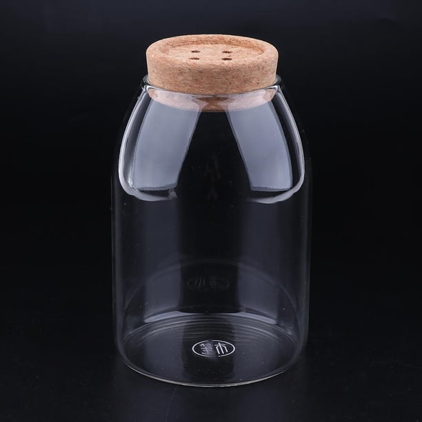 Botellas de Alimentos de Cristal Duro Soledad Recipiente de almacenamiento de alimentos transparentes