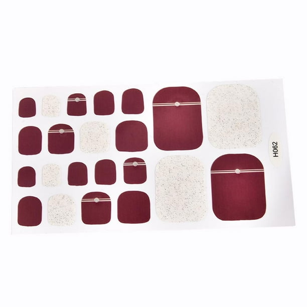 Uñas De Los Pies Pegatinas Para Uñas De Los Pies Removibles Envolturas Para Las Uñas De Los Pies Diy Calcomanías Para Manicura De Uñas De Los Pies Inevent HA046636-09