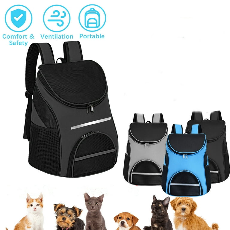 Pet Carrier Backpack Adjustable Pet Front Cat Dog Carrier Travel