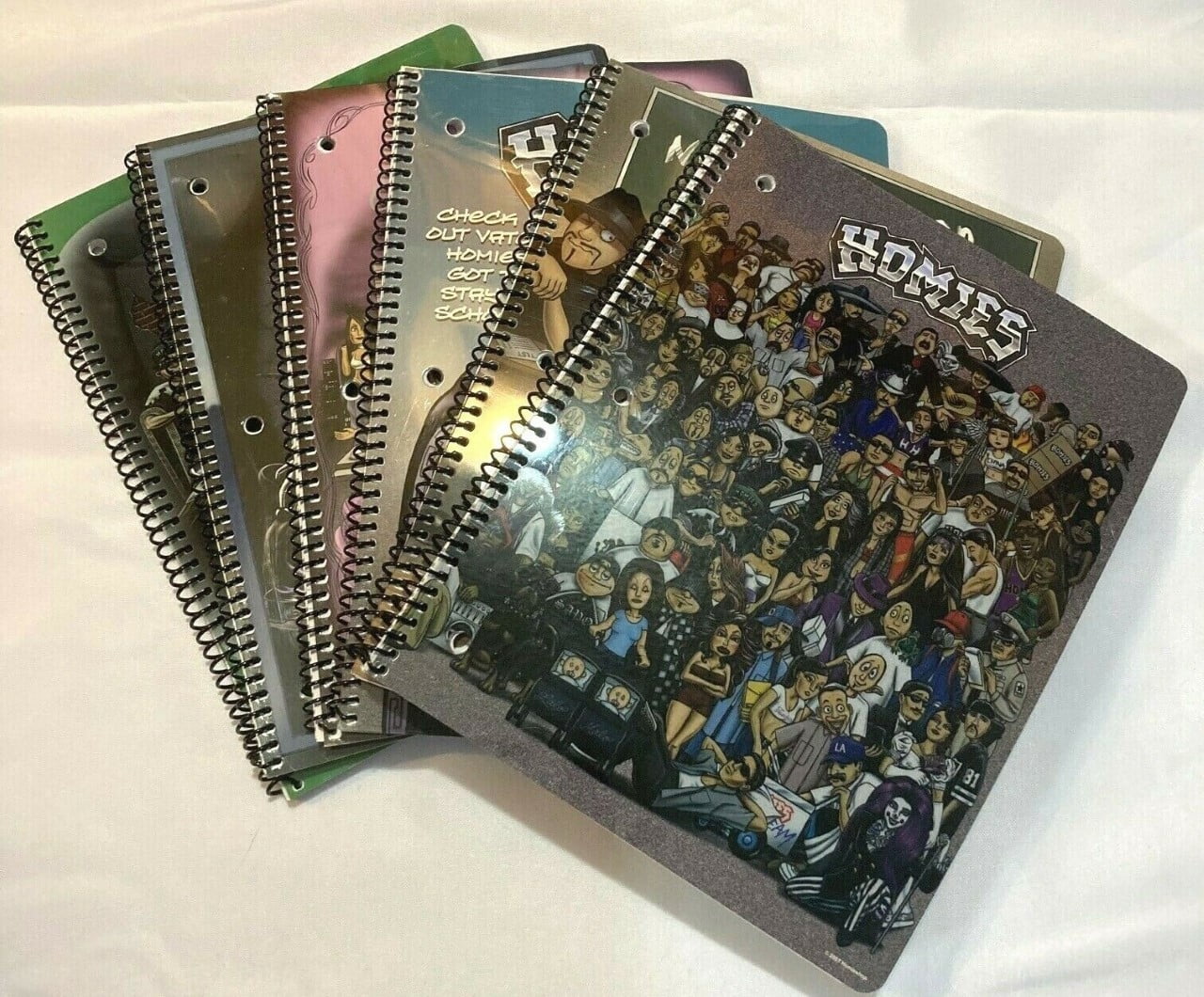 Homies Family Portrait Notebooks, 6 Count, 6 Pack