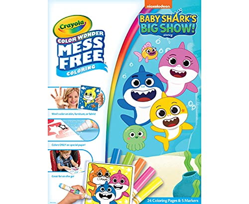 Multi Mess Free Coloring Pages & Markers Age 3 5 4 Crayola Color Wonder Fairytales Gift for Kids 6 