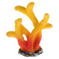 thumbnail image 1 of Decoración de arrecife de coral, mini decoración de coral sintético para decoración de acuario, amarillo rojo, 1.89 x 2.28 pulgadas, 1 of 7
