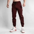 thumbnail image 2 of JLFKNG Men's Casual Pants Oversized Cargo Pants With Pockets Wide Leg Solid Color Streetwear Loose Fit Pants With Elastic Waist Design Comfy Mens Clothing, 2 of 5