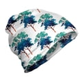 thumbnail image 1 of Forest Unisex Beanie, Aquarelle Trees Pattrern, Hiking Outdoors, Blue Seafoam and Cinnamon, by Ambesonne, 1 of 1