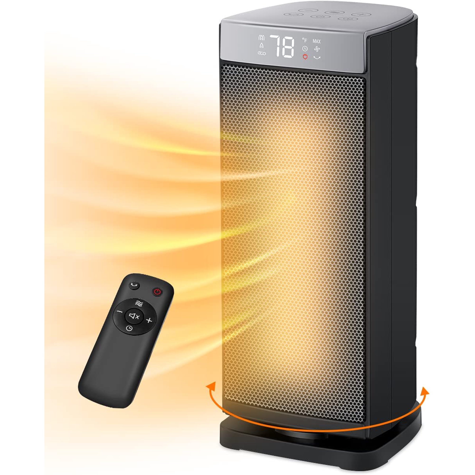 Sunnote Space Heater for Indoor Use, 1500W Fast Heating, Electric u0026 Portable  Ceramic Heaters with Thermostat, 5 Modes, 24Hrs Timer, 80°Oscillating Room  Heater with Remote, Safe for Office Bedroom Use - Walmart.com