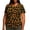 VKOYWKM-ERW2-Multicolor, variant on VKOYWKM Halloween Fall Shirts Women Plus Size Halloween Print Holiday Top Short Sleeve Loose Fit Crew Neck Spooky Graphic Tees