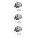thumbnail image 1 of Vogacara Peluca Traje de personaje Temperamental Postizo Buena elasticidad Buena elasticidad Toupee Periwig Toque cómodo para Old Lady Grey Gris 3piezas Vogacara CBP252302, 1 of 6