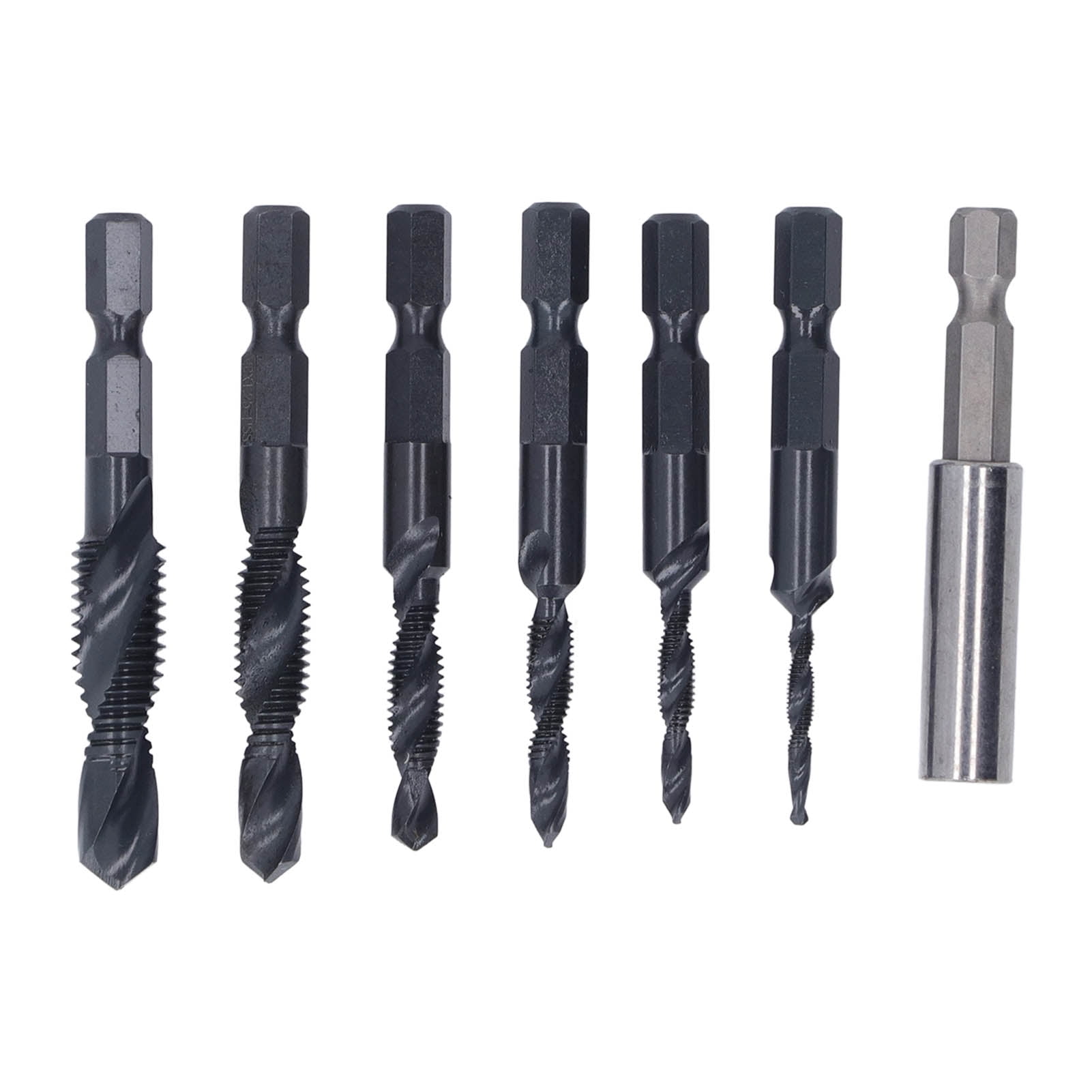 Drilling Screw Tapping Tool,Hex Shank Combination Drill HSS Tap