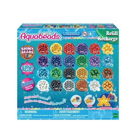 Aquabeads Shiny Bead Art and Craft Kit 2000 Piece