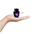 thumbnail image 3 of JAGASY Purple Galaxy Small Cremation Urns for Parents - Keepsake Urn for Ashes Adult Male & Female - Miniature Urn for Ashes Women - Handmade Blue Urns for Father - (3 Inch), 3 of 7