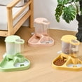 thumbnail image 2 of Dispensador de agua y comida Greeniant para perros y gatos 2 en 1 verde, 2 of 6