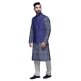 thumbnail image 2 of Atasi Printed Kurta Pyjama Set Traditional Ethnic Wear Mandarin Casual Clothing, 2 of 5