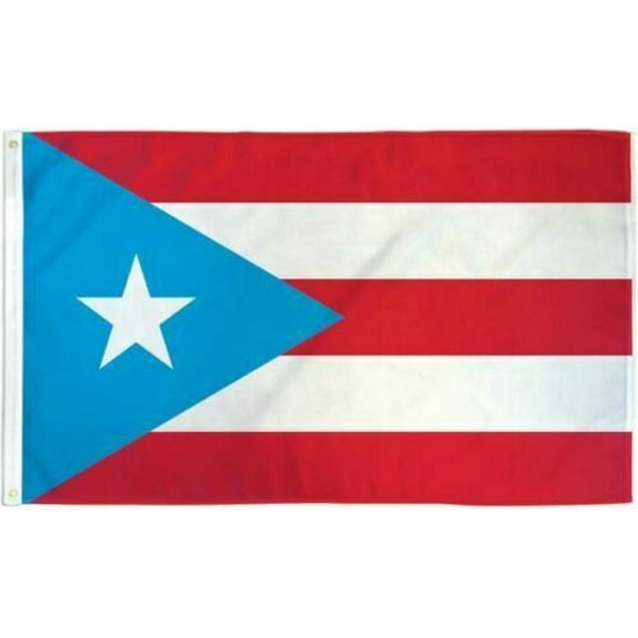 2X3 FT Light Blue Flag of Puerto Rico Puerto Rican PR State Star US 100D