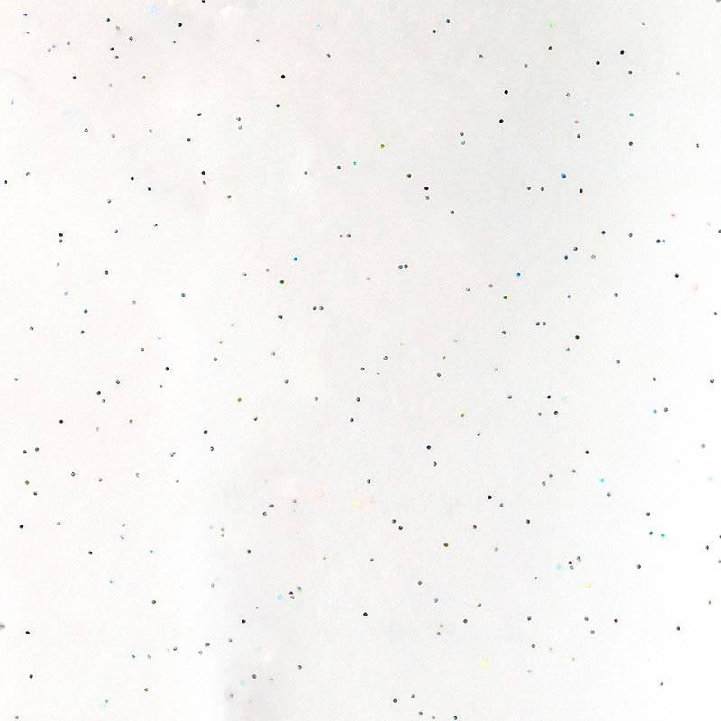 White Glitter Tissue Paper 20" X 30" by Satin Wrap Quantity 200 by