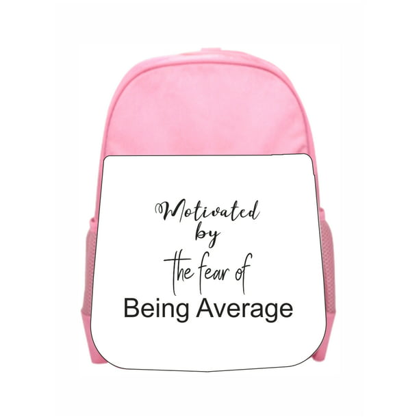 Book Bag Quotes Funny Girls Kids Pre-School Backpack - Pink 