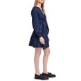 thumbnail image 4 of Free People Womens Karmen Shirt Dress, Blue, X-Small, 4 of 4