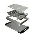 thumbnail image 4 of MegaChef MC-9003C Buffet Server & Food Warmer with 4 Removable Sectional Trays, Heated Warming Tray & Removable Tray Frame, 4 of 6