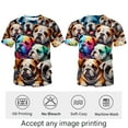 thumbnail image 3 of Blissboy French Bulldog Print T-shirt For Men Funny Dog Graphical Tee Shirt, 3 of 7