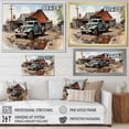 thumbnail image 4 of Designart "Achromatic Gloom of the Great Depression II" Transportation Floater Framed Canvas Art Print, 4 of 7