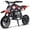 Red, variant on TOXOZERS Dirt Bike,50cc 2-stroke Gas Mini Bike for Kids 8-14,With Front Fork and Rear Mono Shock, Up to 25 Mph,red