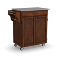 thumbnail image 4 of Homestyles Cuisine Cart Wood Kitchen Cart in Brown, 4 of 13