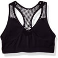thumbnail image 2 of Women's Maidenform Girl H4323 Seamfree Molded Mesh Back Sports Bra (Black M), 2 of 4