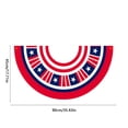 thumbnail image 3 of PATLOLLAV Patriotic American Fan Flag Independence Day Decorative Fan-Shaped Flag, Polyester Printed Hanging Flag for Holiday Parties, Garden Layouts & Patriotic Displays, 3 of 6