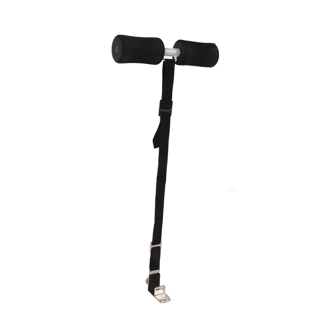 Bed Sit Ups Bar, Abdominal Assist Trainer Adjustable 4 Fixing Methods Sponge Foam for Office for Travel