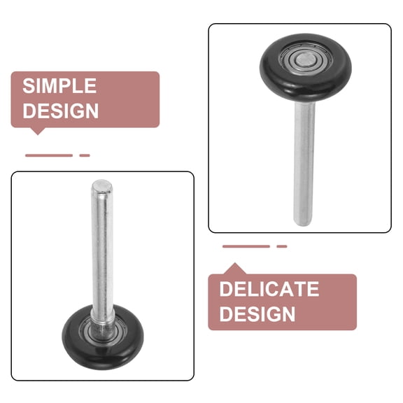 ELAYARD 4-Pack Nylon Garage Door Rollers Replacement Smooth and Quiet Hardware