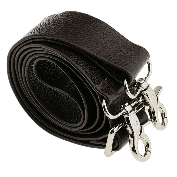 Café Hombre Cuero Crossbody Bolsa De Repuesto Accesorios Manija