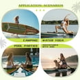 thumbnail image 2 of Genreen Sport Inflatable Stand Up Paddle Board All Around, 11' x 35" x 6", 400 lb Capacity, With Premium SUP Accessories, 2 of 7