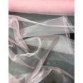 thumbnail image 2 of Sheer Organza Fabric by the Yard for Sewing Fashion Wedding Dress DIY Event Decorations, 60’’ Wide Sparkle Silky Crystal Organza Fabric (Baby Pink, 50 Yard), 2 of 5