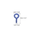 thumbnail image 2 of 500uds Tornillo Ojo Unique Bargains Pasadores Ganchos Mini Ojales Tornillos Roscados 4x8x1mm Autorroscante Oscuro Azul, 2 of 5