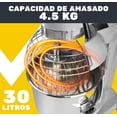thumbnail image 2 of Batidora Industrial Planetaria 30 Litros Acero Inoxidable 1500W Amasadora Mezcladora 3 Velocidades, 2 of 5