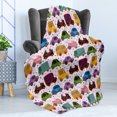 thumbnail image 4 of Cars Soft Flannel Fleece Throw Blanket, Cartoon Style Vehicles Double Deckers Vans Roadsters Childish Baby Boy Design, Cozy Plush for Indoor and Outdoor Use, 60" x 80", Multicolor, by Ambesonne, 4 of 5