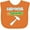 Orange, variant on Inktastic Carpenter in Training Boys or Girls Baby Bib