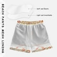 thumbnail image 3 of FORMRS Boys Swim Trunks Quick Dry Mesh Liner Boardshorts Sizes XS-XL, Orange Starfish, 3 of 7