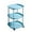 Sky Blue, variant on YOTQUSKI 3 Tier Table with Wheels, Accent Table, End Tables, Side Tables for Living Room, Plastic Waterproof Concise Rectangle End Table for Living Room, Bedroom, Patio