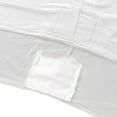 thumbnail image 3 of Balsa Circle 60" Spandex 5 Feet Round Fitted Stretchable Tablecloth White, 3 of 5