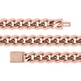 thumbnail image 3 of Teissuly Mens Miami Cuban Link Chain Necklace 12mm Prong Cuban Chain 18 Inch Length Hip Hop Jewely, 3 of 5