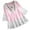 Pink#, variant on Fmbrln Womens Plus Size Summer Linen Short Sleeve T-Shirts Fashion Bow V Neck Embroidery Vintage Lace Patchwork Tops Casual Loose Solid Color Tees