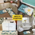 thumbnail image 4 of Daisy Kitchen Rugs and Mats Set of 2, Non Slip Backing Butterfly Sunshine Kitchen Rug Summer Kitchen Decor Seasonal Spring Summer Home Decorations Kitchen Floor Mat 17"X47"+17"X30", 4 of 6