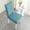🔥 Blue_Base#1364, variant on Dining Chair Covers Slipcovers | Nylon Spandex Elastic Seat Protectors | Washable Leaf Pattern Banquet Kitchen Decor | Fits Many Chair Sizes | 1 Pc