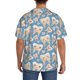 thumbnail image 3 of Balery Funny Cute Healthy Teeth Camisa Casual de Manga Corta con Botones para Hombre, Texturizada, Estilo Cubano, para Playa, Verano-Small, 3 of 5
