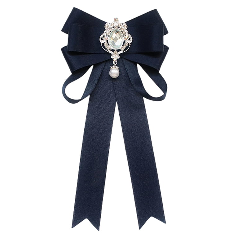 Segolike Bow Tie for Women Brooch Pin Accessories Formal 