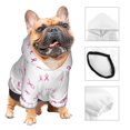 thumbnail image 4 of Uemuo Breast Cancer Awareness (4) for Winter Dog Hoodie Sweatshirts with Pockets Warm Dog Clothes for Small Dogs Chihuahua-X-Small, 4 of 8