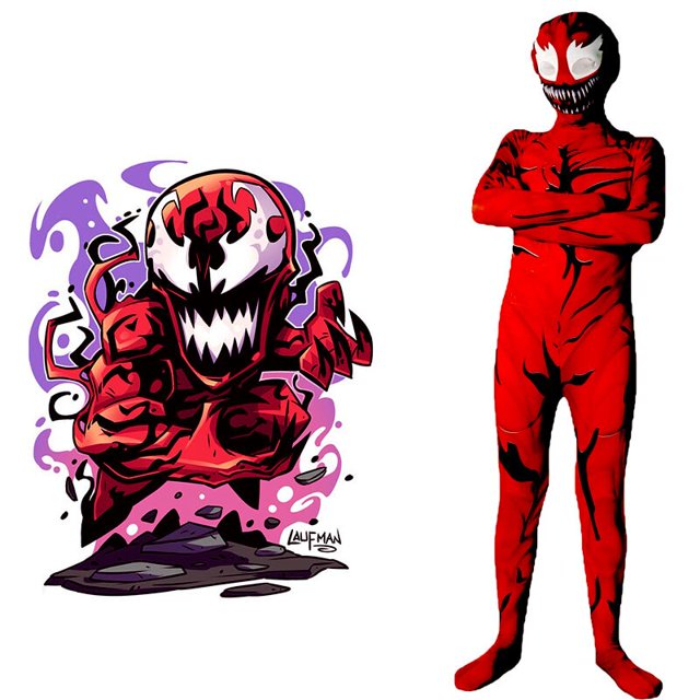 Disfraz de superhéroe de SpiderMan, Deadpool, Venom, Pantera Negra, para fiesta de Halloween xuanjing unisex