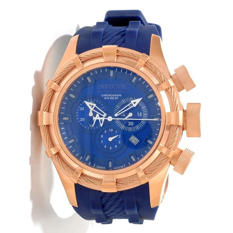Invicta Men's 11817 Reserve Bolt Sport Blue Dial Blue Rubber Strap