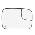 thumbnail image 1 of Heated Mirror Glass Replacement, Convex Mirror Glass with Blind Spot Glass Side View Mirror Glass Lens for 1500 2500 3500 2002-2008, Fast Defrosting Defogging, Accessories, 1 of 7
