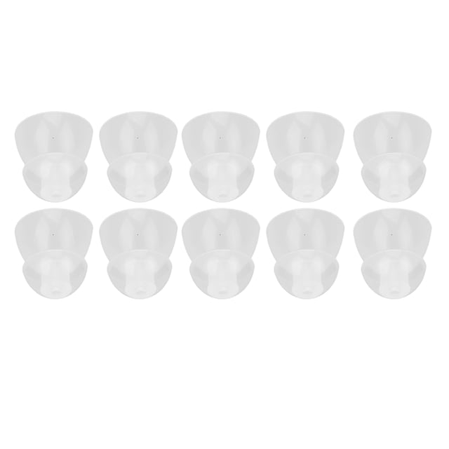 Embouts d'Oreille Réutilisables Confortables Anti-Statique en Silicone Double Couche pour Remplacement S,m,L